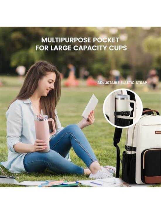 Womens Laptop Backpack Travel Backpack 15 Inch School Work Carry On Bag main image 6
